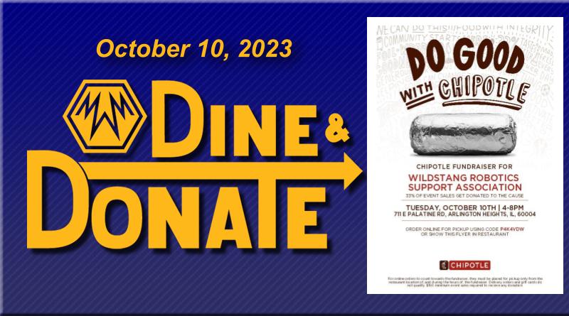 October 10th Dine & Donate 