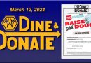 March 2024 Dine and Donate