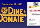 Dine and Donate September 2025