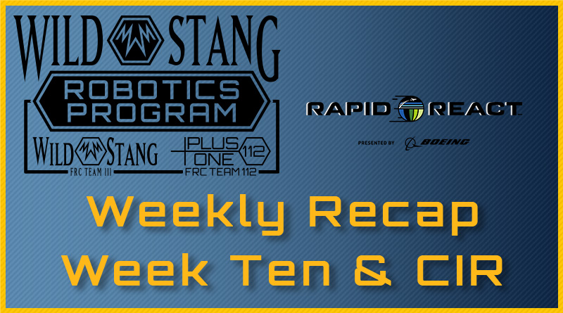 Rapid React Week 10 Recap and CIR