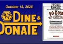 Dine and Donate October 2025